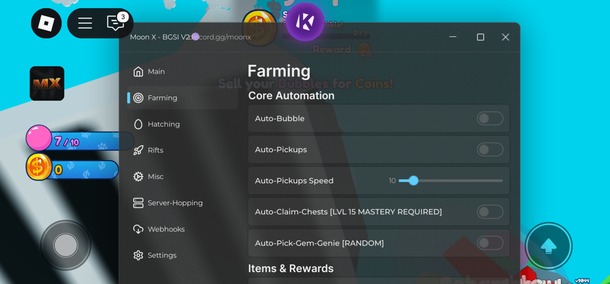 Bubble Gum Simulator Script Dashboard